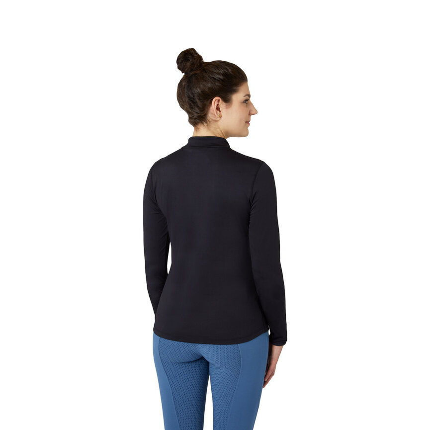 Lucy Womens Long Sleeved Half Zip Ventilated Shirt