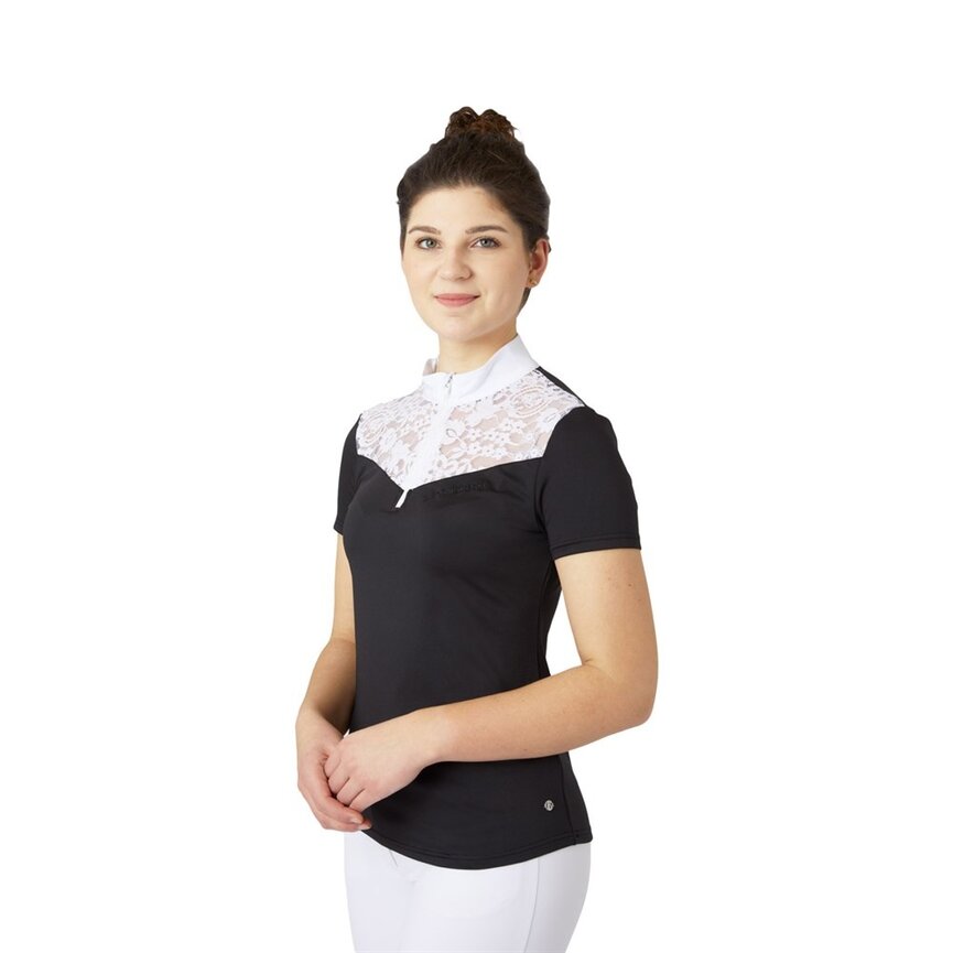 Kayla Womens Laced Short Sleeved Show Shirt