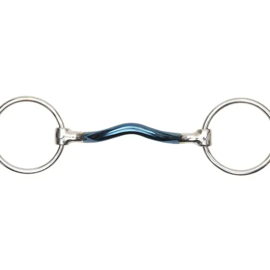 Blue Sweet Iron Loose Ring With Mullen