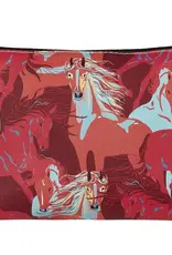 AWST Colorful Horses Cosmetic Pouch