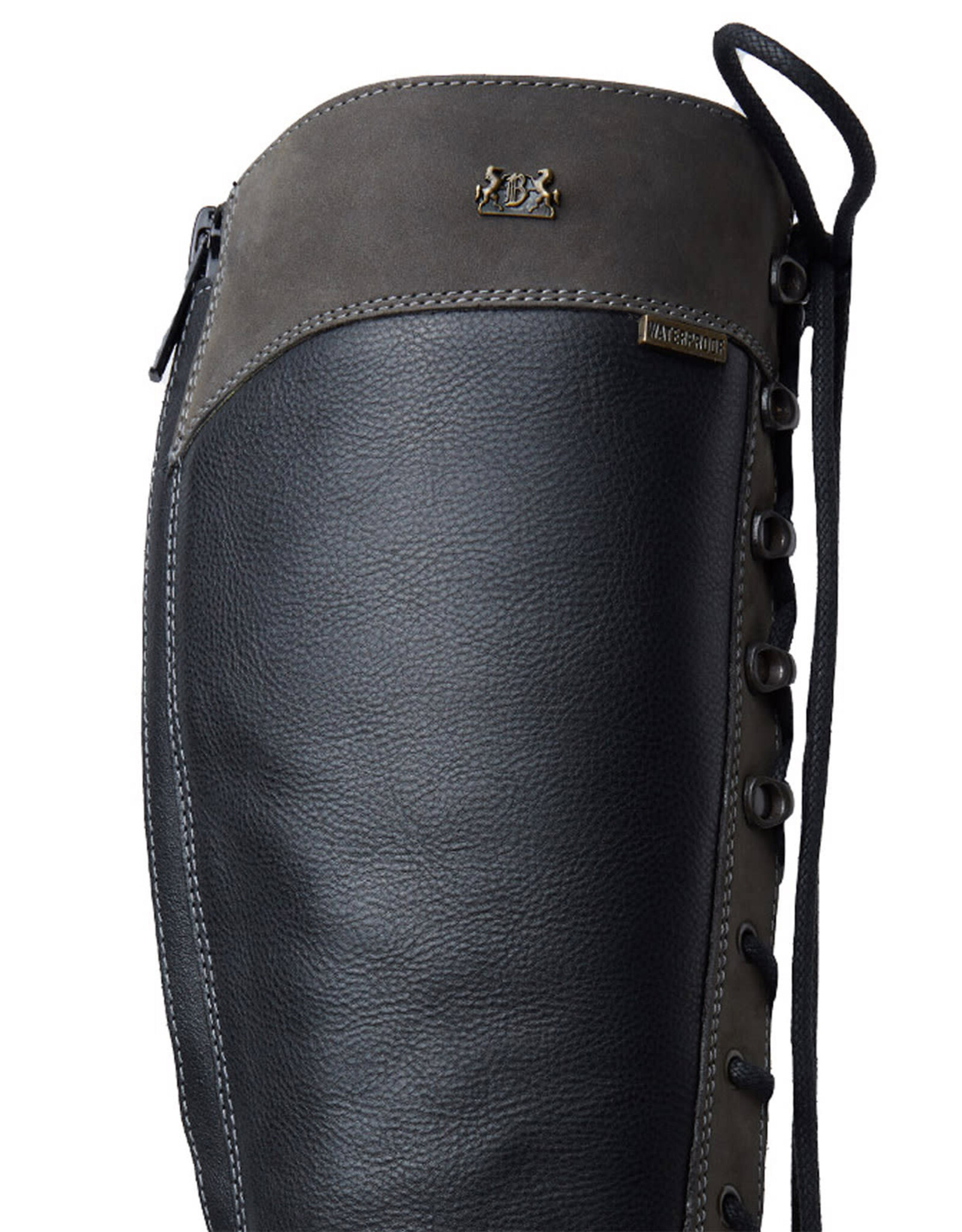 B VERTIGO Cetus Waterproof Tall Boots - Black/Grey