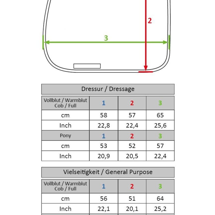 BERRY DRESSAGE PAD