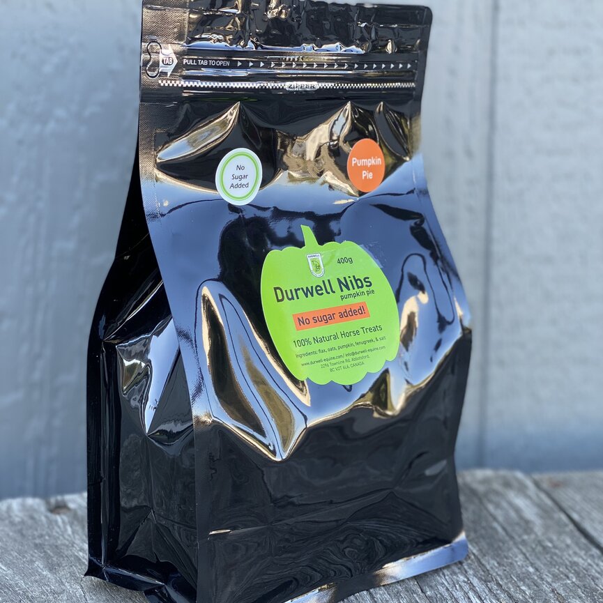 Nibs Horse Treats: Pumpkin Pie (no sugar added)