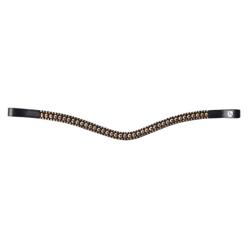 St. Moritz Curved Crystal Browband