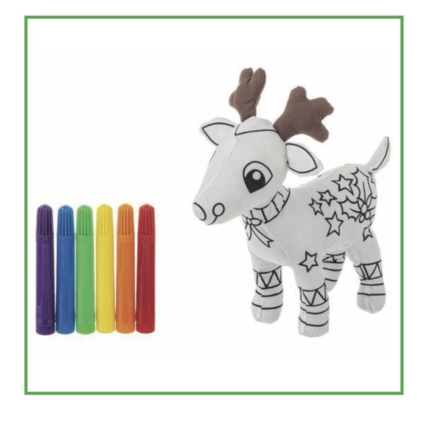 COLOUR YOUR OWN REINDEER