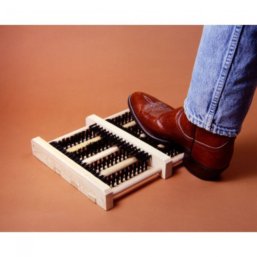 Hands Free Brush Boot Cleaner, 11" x 13"