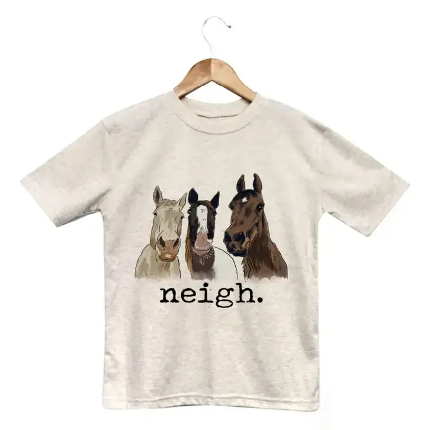 "Neigh" Horse Toddler/Youth Tee