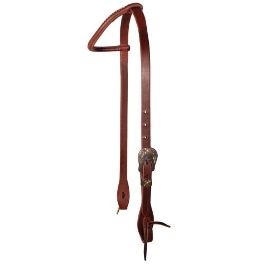 RANCH 3/4" SINGLE EAR HEADSTALL (FLORAL)