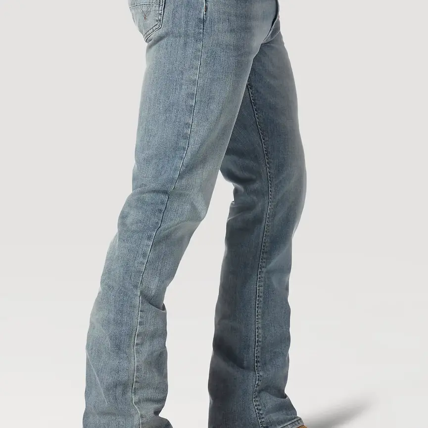 MEN'S RETRO SLIM FIT BOOTCUT JEAN IN BR WASH