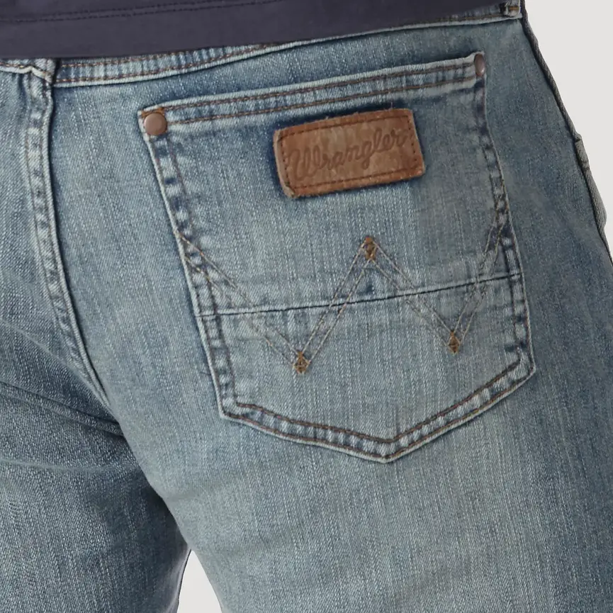 MEN'S RETRO SLIM FIT BOOTCUT JEAN IN BR WASH