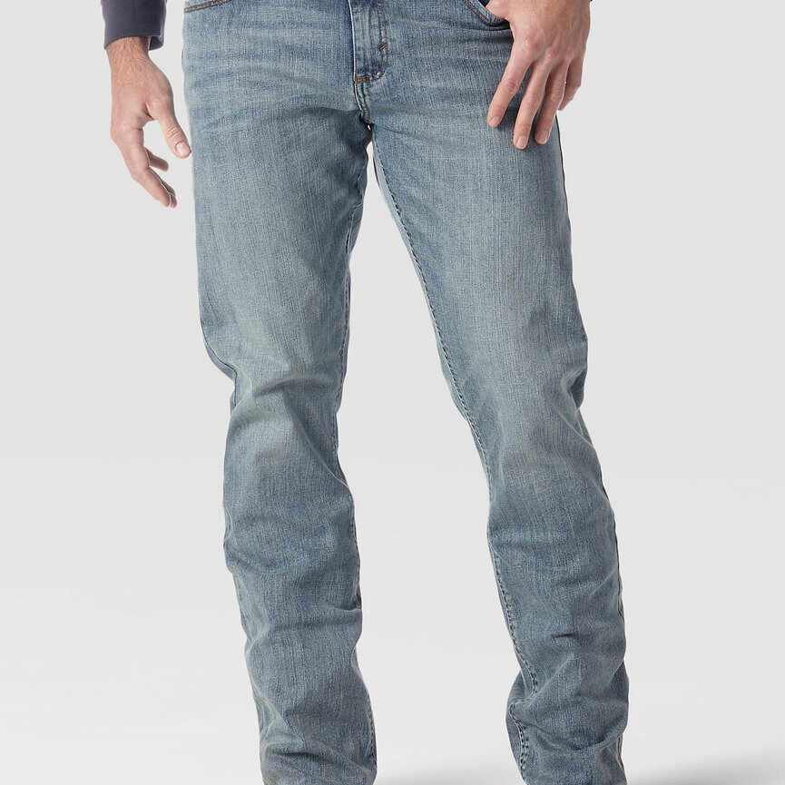 MEN'S RETRO SLIM FIT BOOTCUT JEAN IN BR WASH