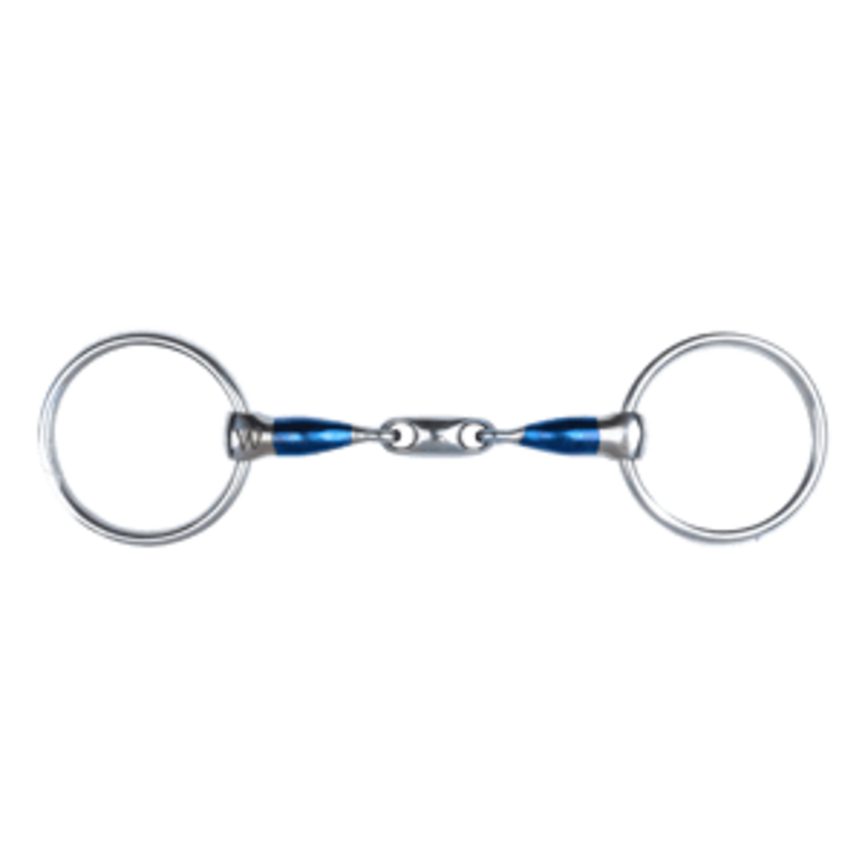 Double Jointed Anatomic Sweet Iron Loose Ring Snaffle
