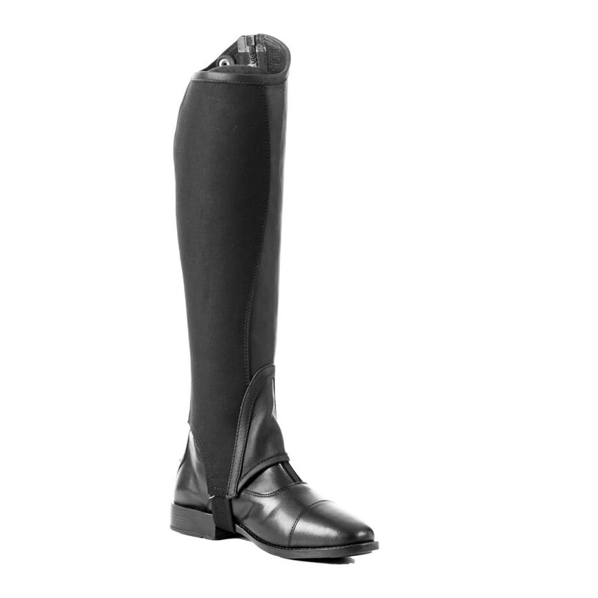 Fia Womens Classic Half Chaps - Black