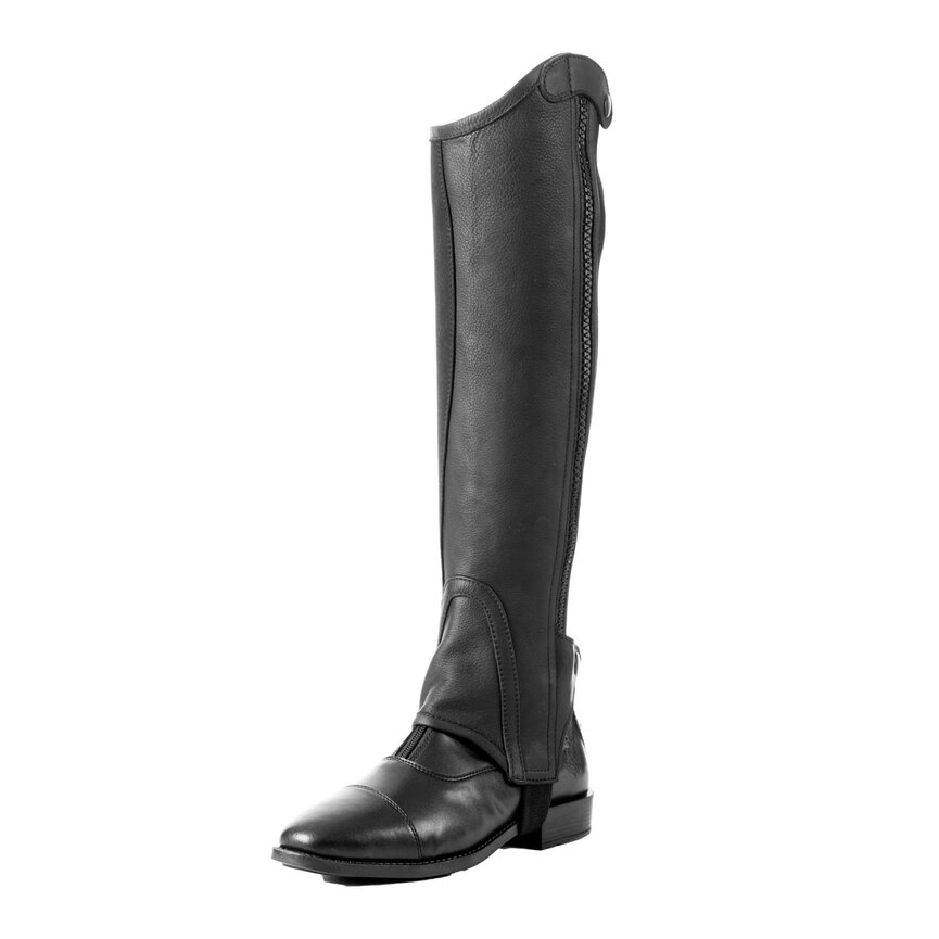 Fia Womens Classic Half Chaps - Black