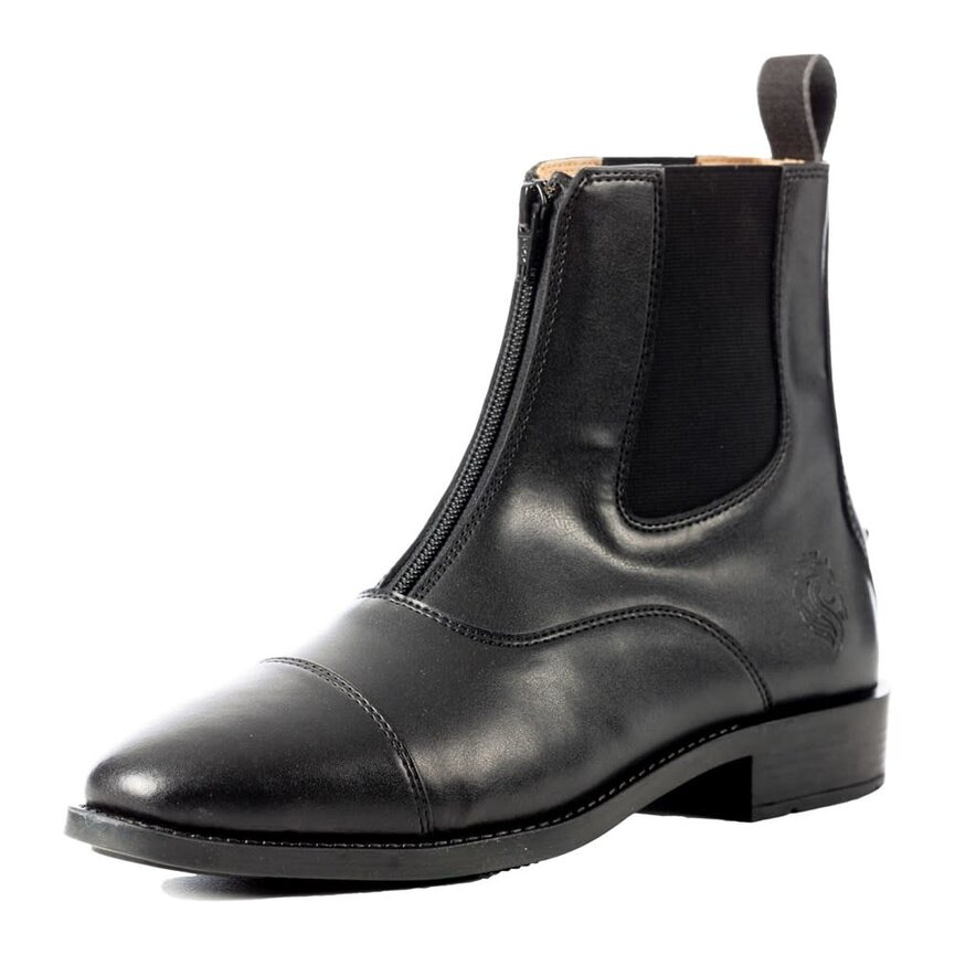 Tyra Womens Synthetic Zip Paddock Boots