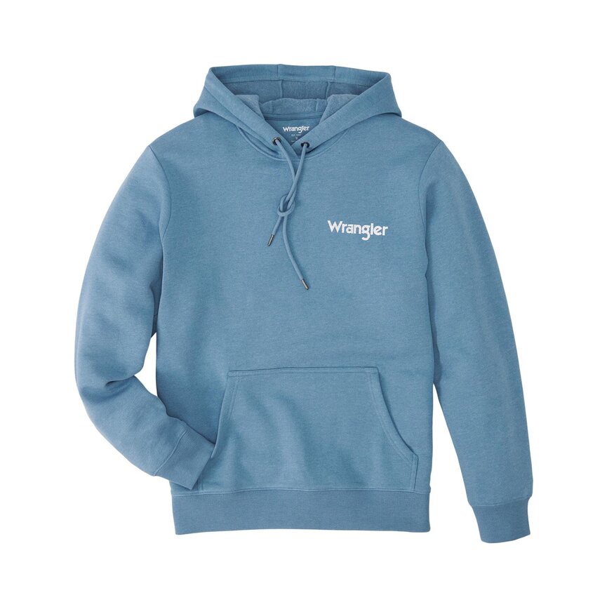 Pullover Hoodie - Regular Fit - Medium Blue