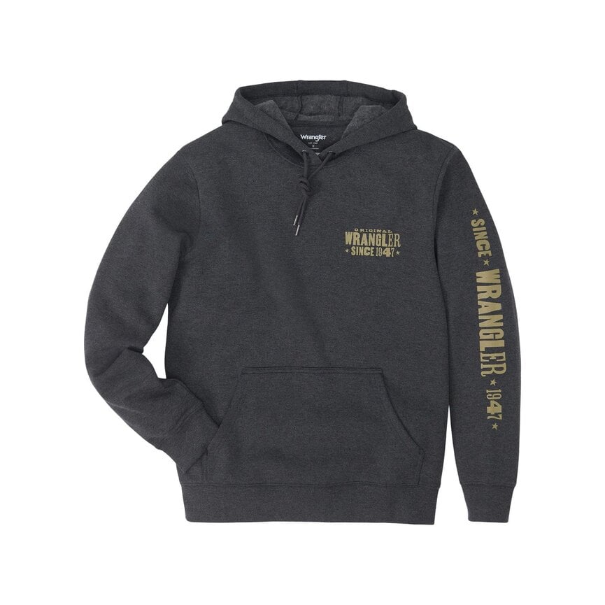 Pullover Hoodie - Regular Fit - Washed Black