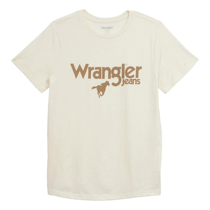 Retro Graphic Tee - Regular Fit - Antique White