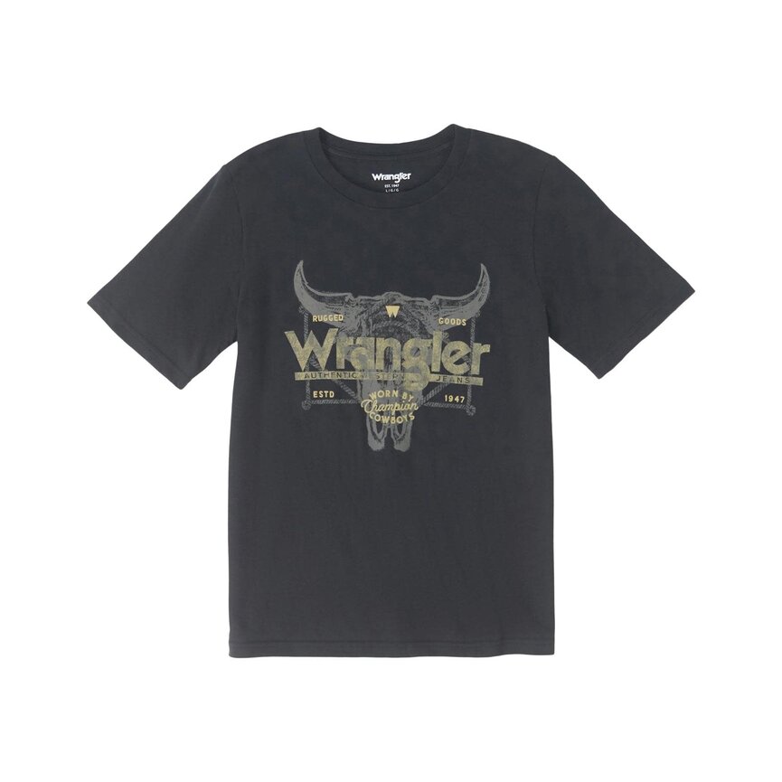 Boys Short Sleeve T-Shirt - Jet Black