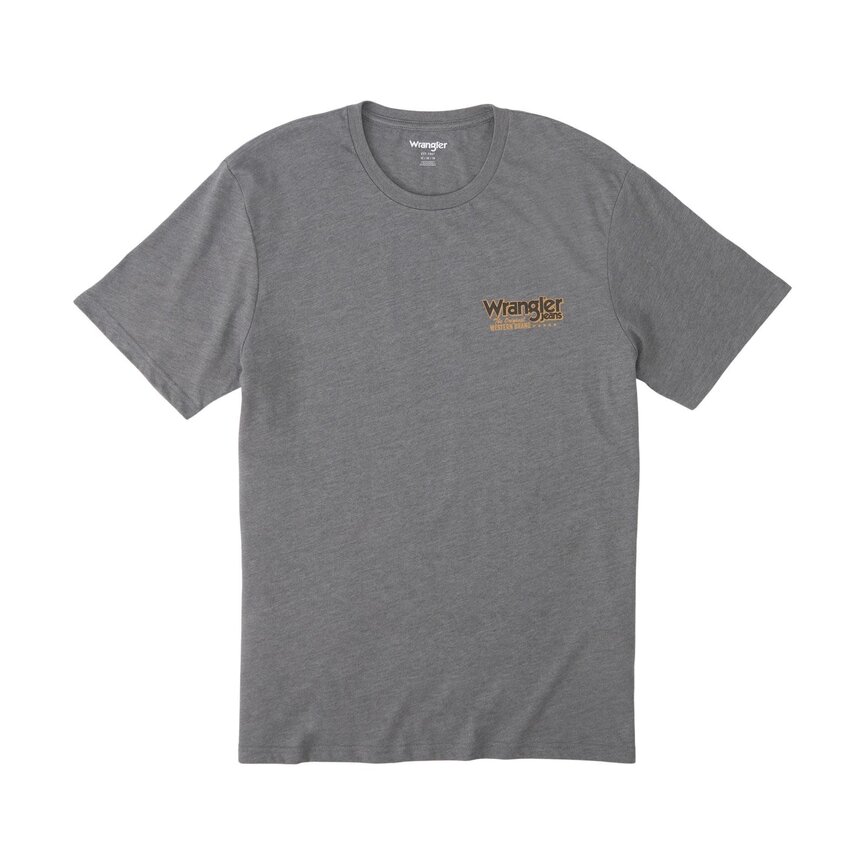 Graphic Short Sleeve T-Shirt - Regular Fit - Graphite Heather