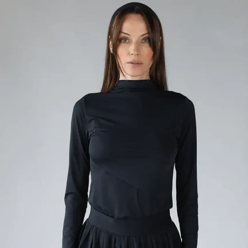 ULTRA BREATHABLE MOCK NECK LONG SLEEVE