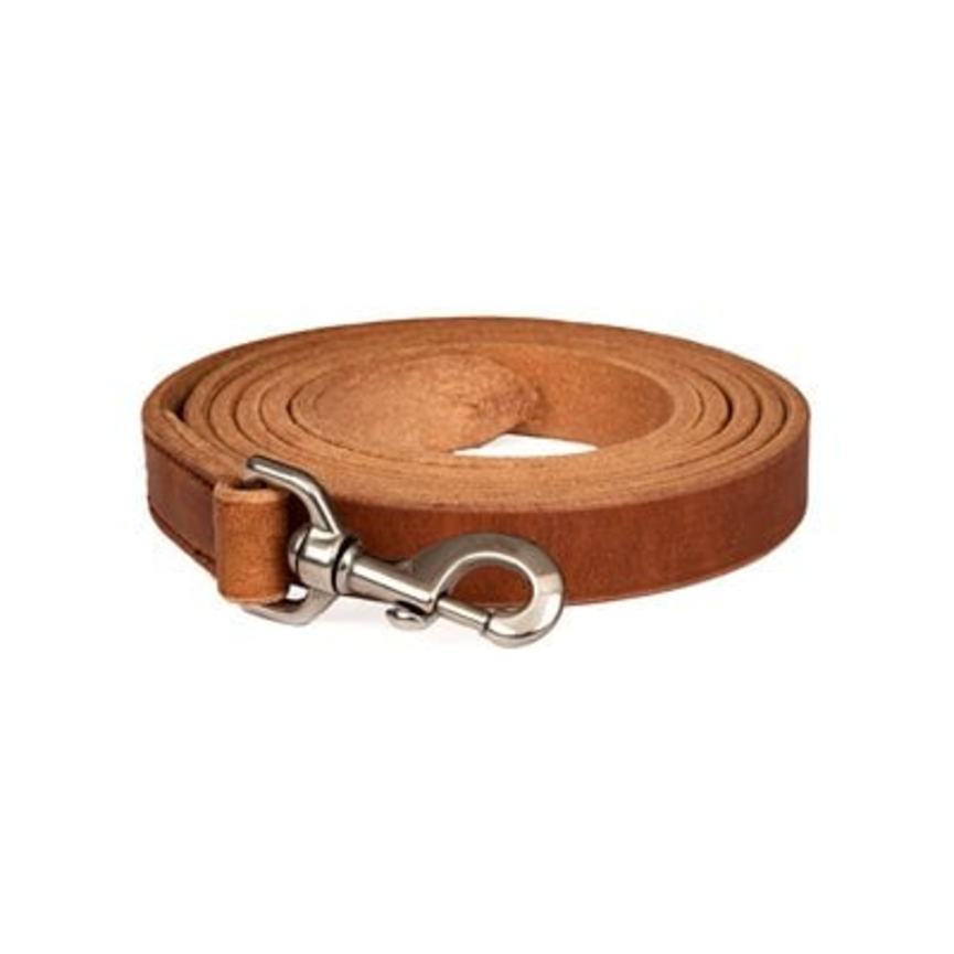 RANCH LEATHER LEAD WITH STAINLESS STEEL SNAP
