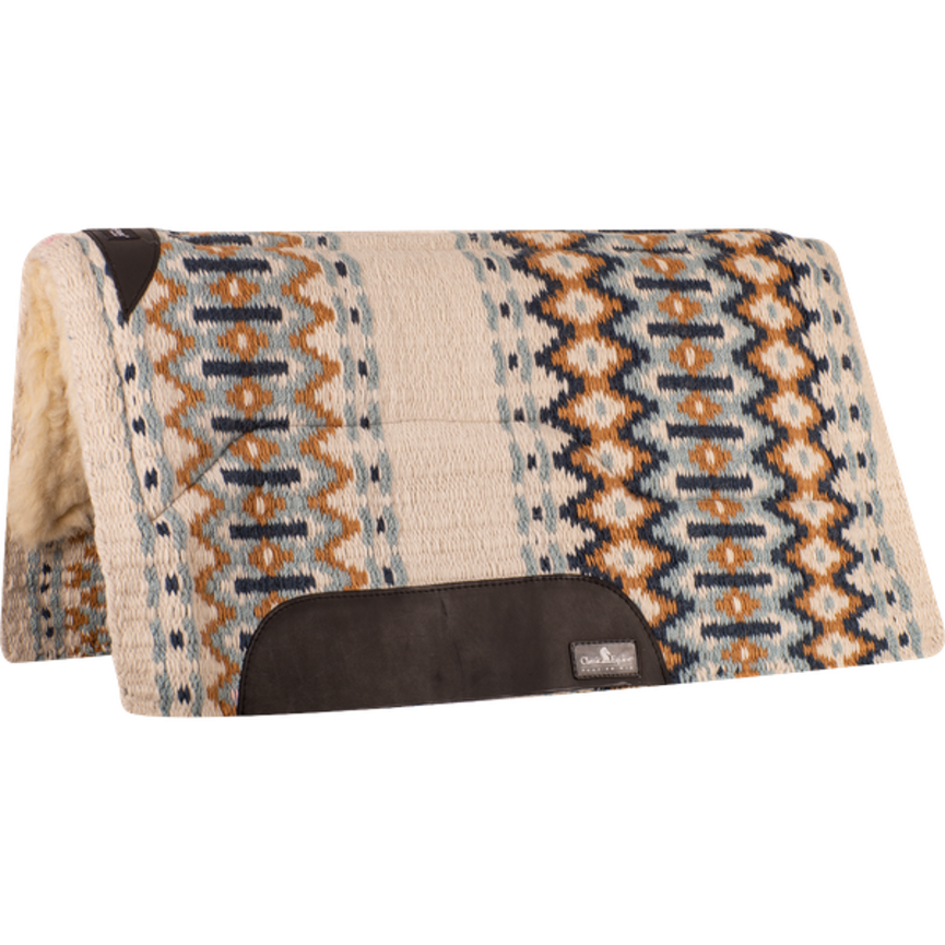 SENSORFLEX WOOL STRAIGHT TOP SADDLE PAD 34 X 38"