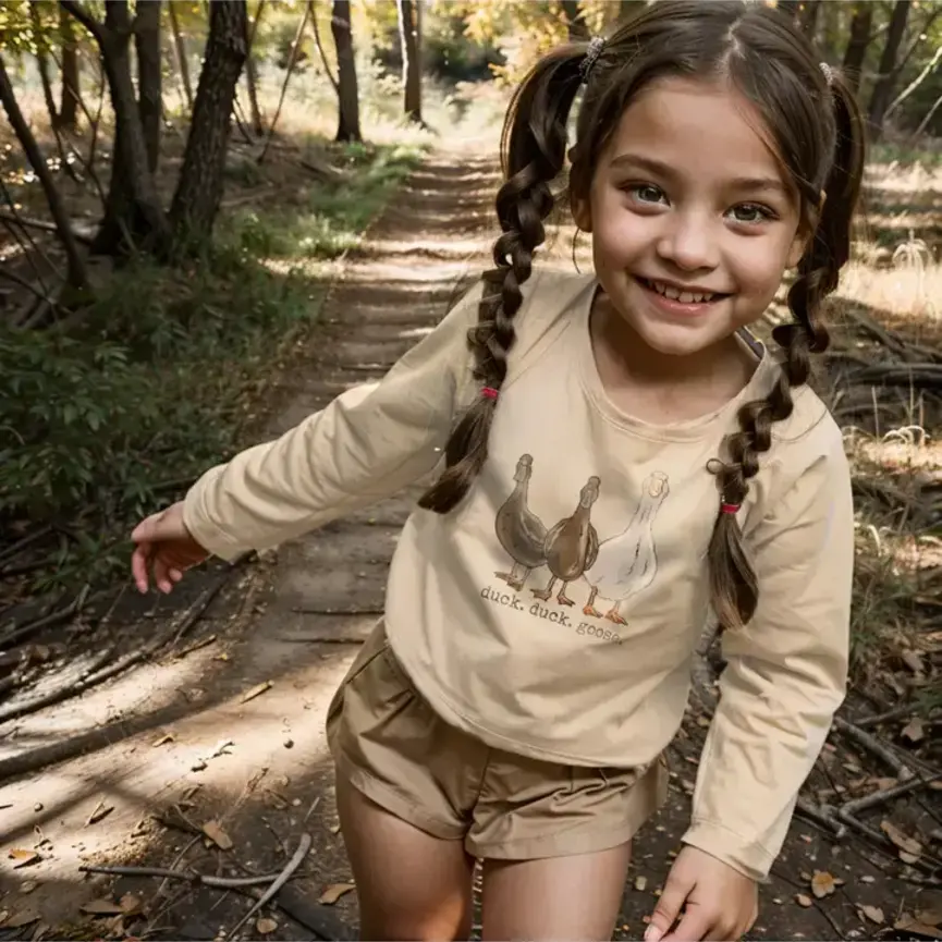 "Duck Duck Goose" Toddler Long Sleeve Shirt