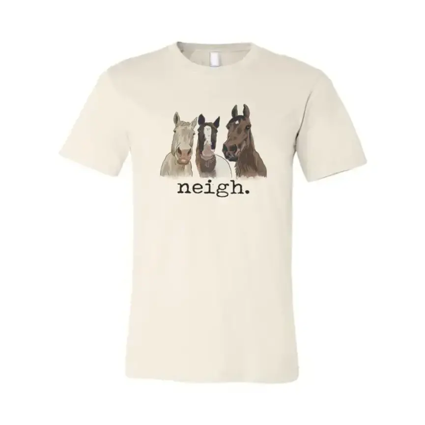 "Neigh" Mommy and Me Tee