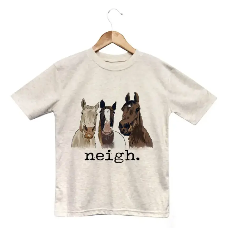 "Neigh" Horse Toddler/Youth Tee