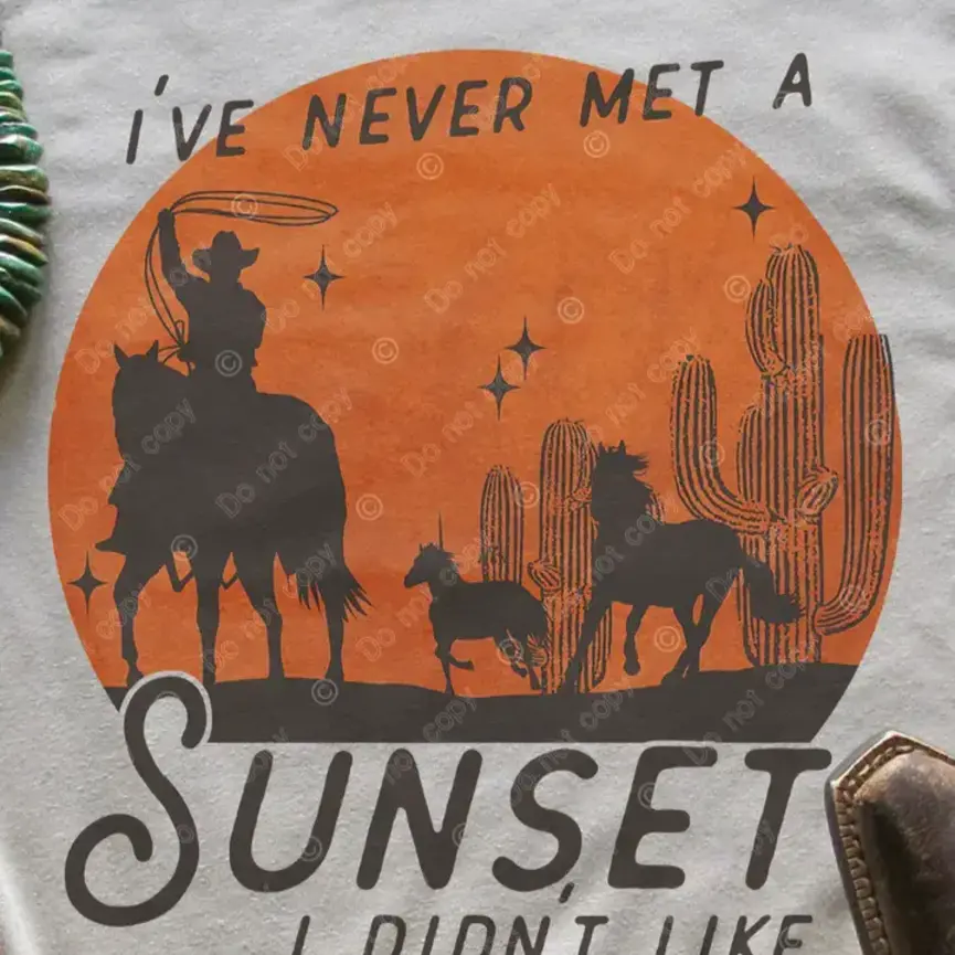 Never Met A Sunset I Didn't Like Unisex T-Shirt