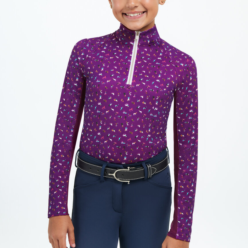 LIBBY JR. 1/4 ZIP SHIRT