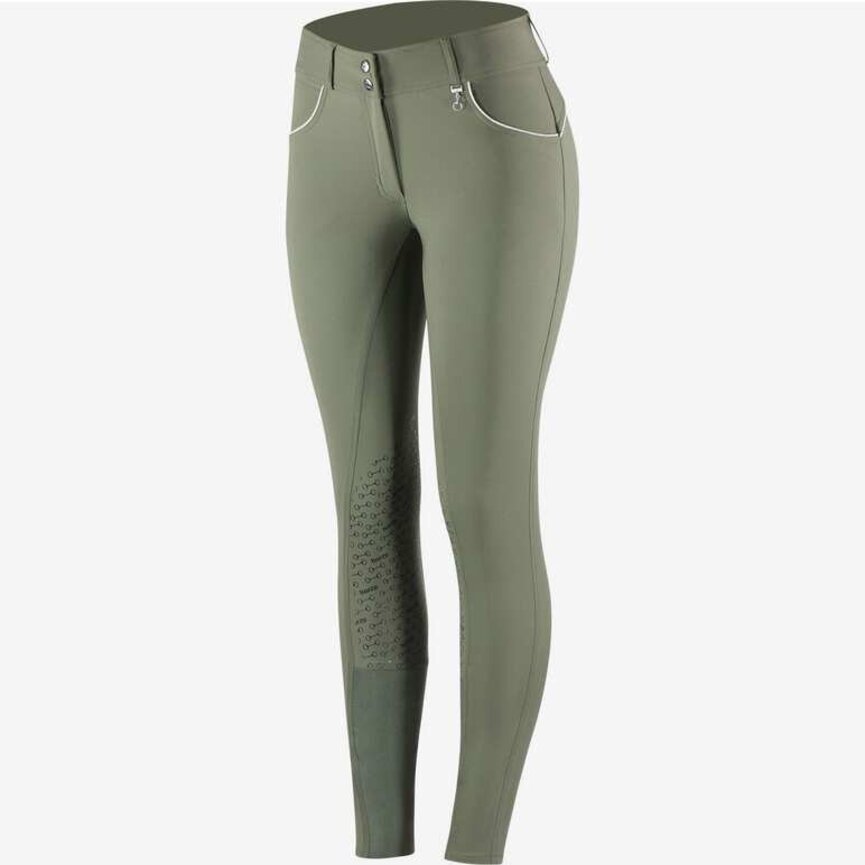 AUBREY HIGH WAIST SILICONE KNEE PATCH BREECHES