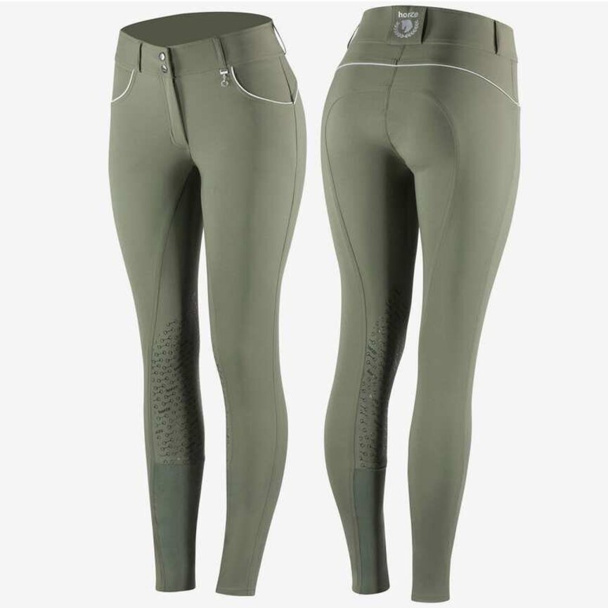 AUBREY HIGH WAIST SILICONE KNEE PATCH BREECHES