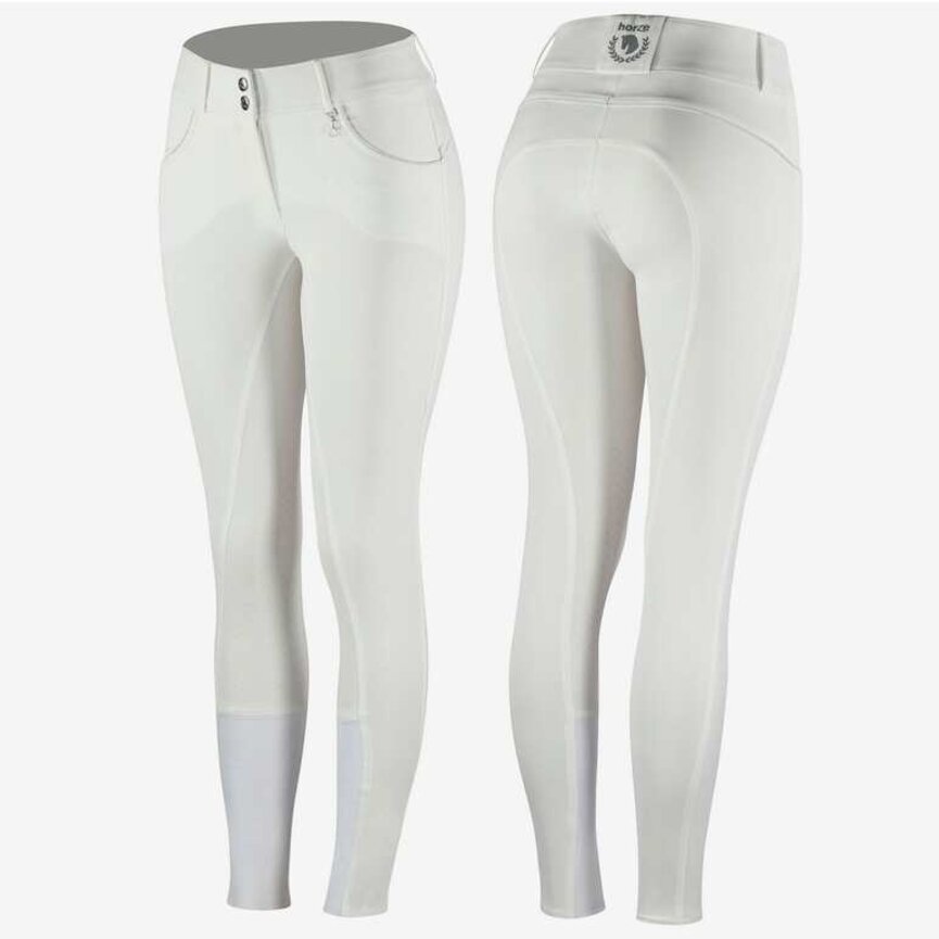 AUBREY HIGH WAIST SILICONE KNEE PATCH BREECHES