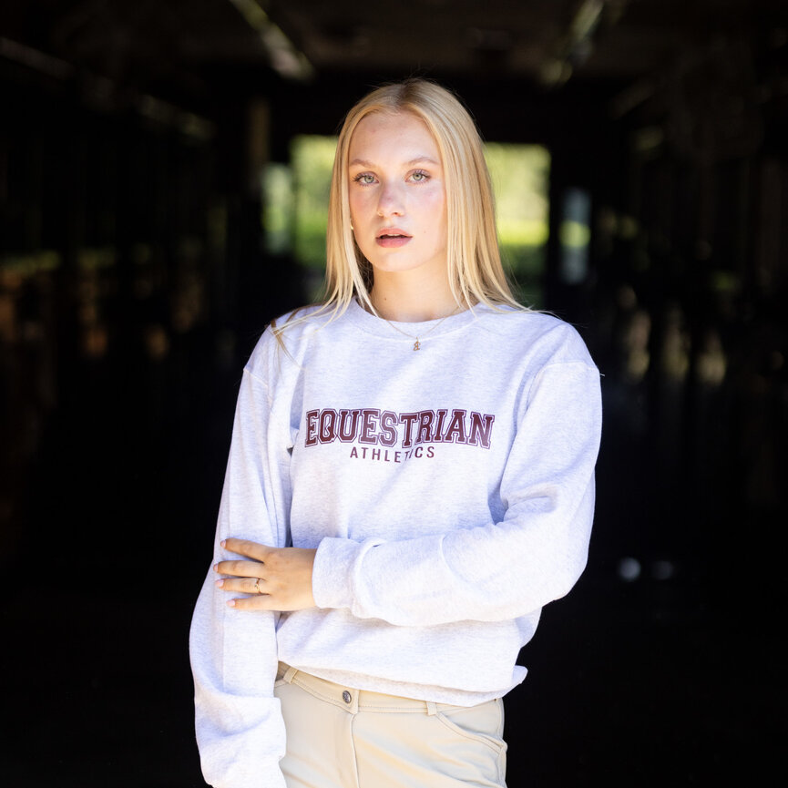 EQUESTRIAN ATHLETICS PRINTED PULLOVER