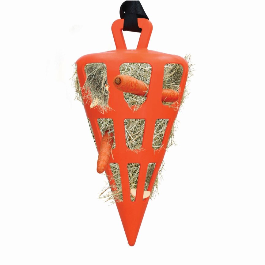SLOW HAY FEEDER FUN & FLEX CARROT