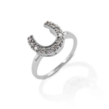 HORSESHOE RING, STERLING SILVER - Equine Essentials Tack & Laundry