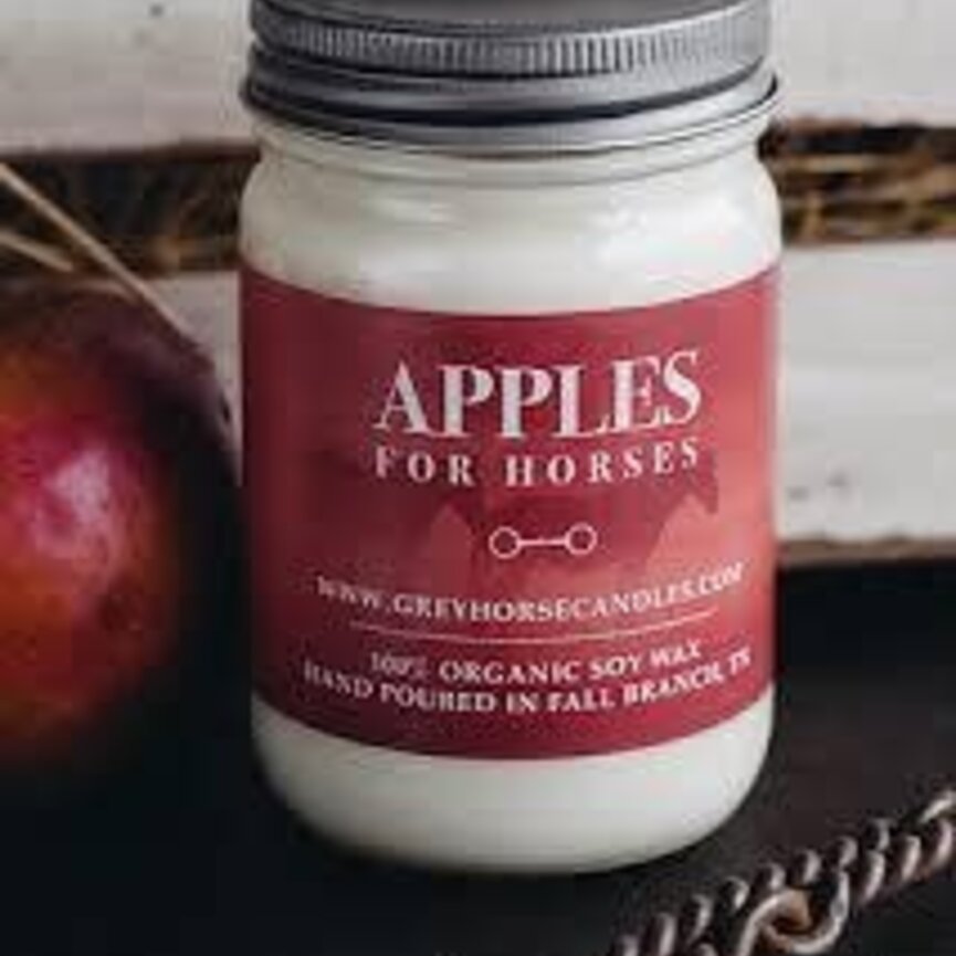 GREY HORSE CANDLE