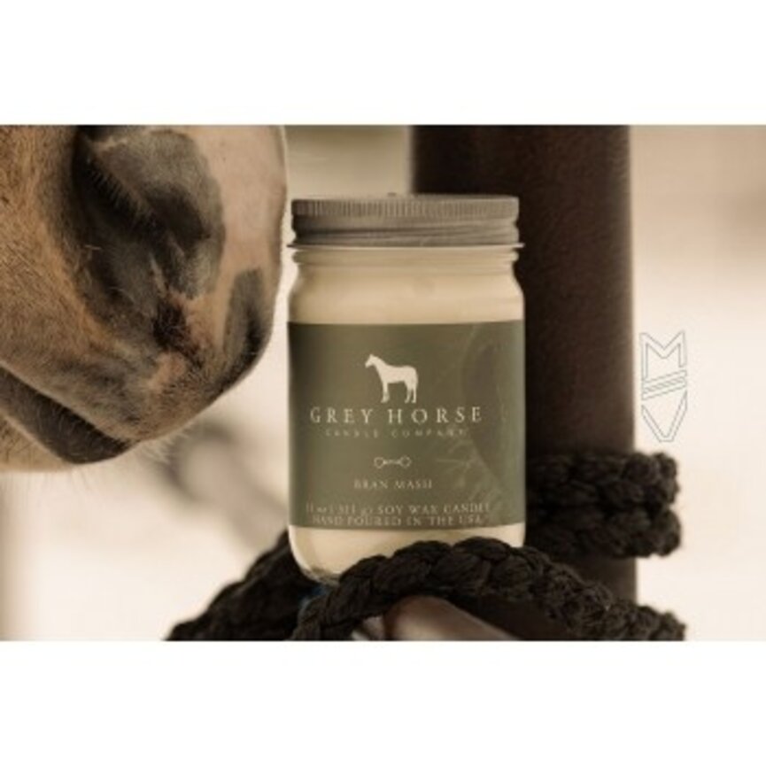 GREY HORSE CANDLE