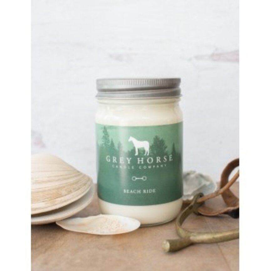GREY HORSE CANDLE