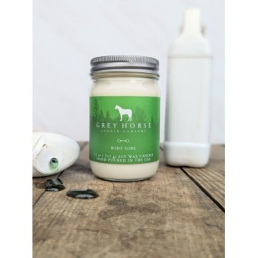 GREY HORSE CANDLE
