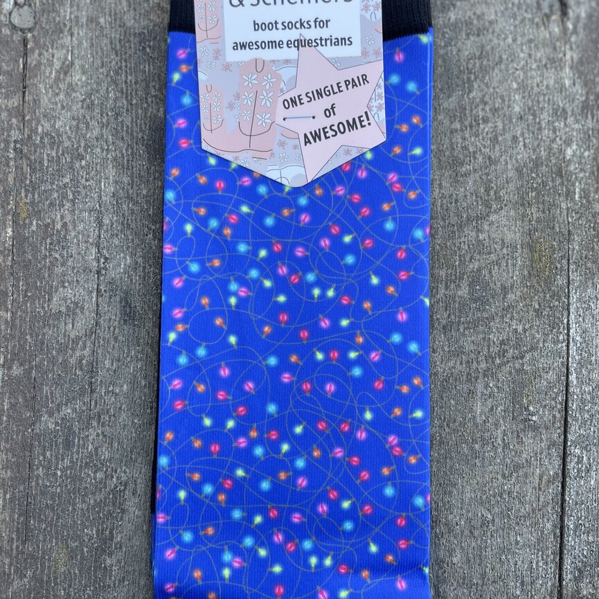 DREAMERS & SCHEMERS BOOT SOCKS HOLIDAYS 24