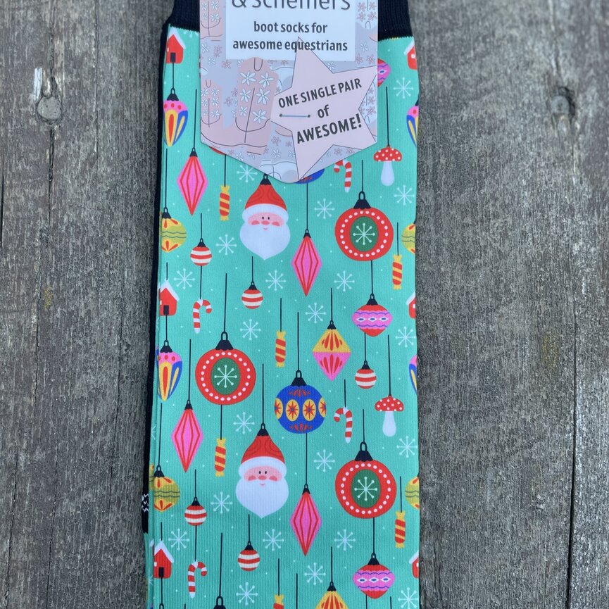 DREAMERS & SCHEMERS BOOT SOCKS HOLIDAYS 24