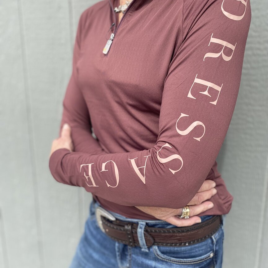 DRESSAGE SLEEVE 1/4 ZIP
