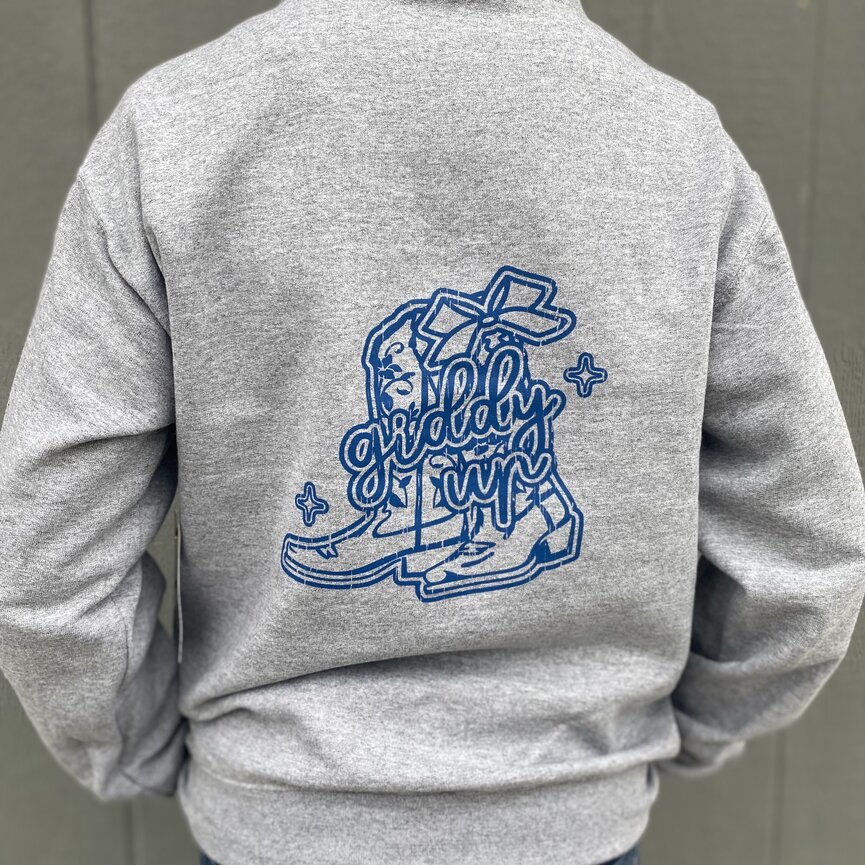 GIDDY UP 1/4 ZIP PULLOVER