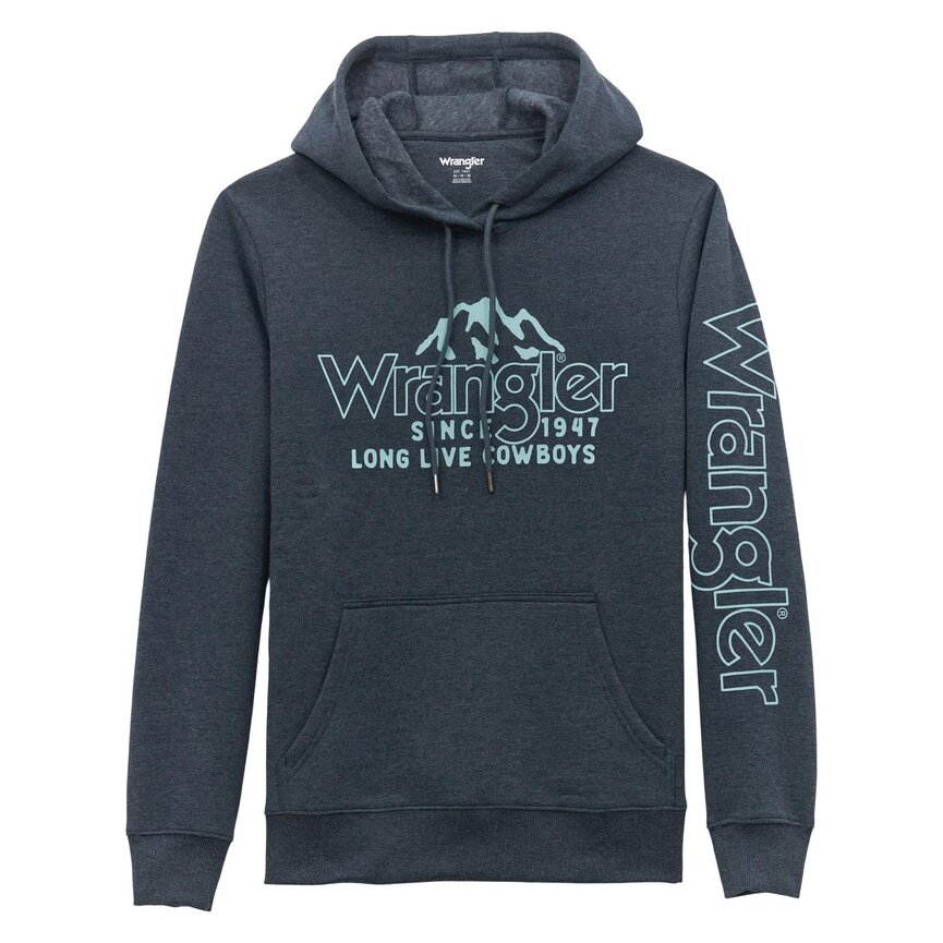 Men's Western Hoodie - Regular Fit - Dark Sapphire