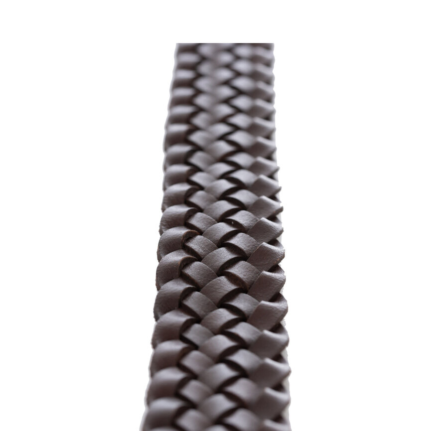 Kari Braided Wide Leather Belt