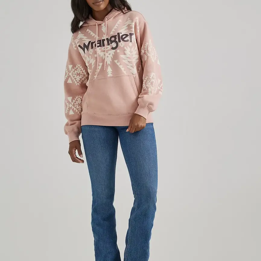 Southwest Kabel Hoodie in Pink Geo