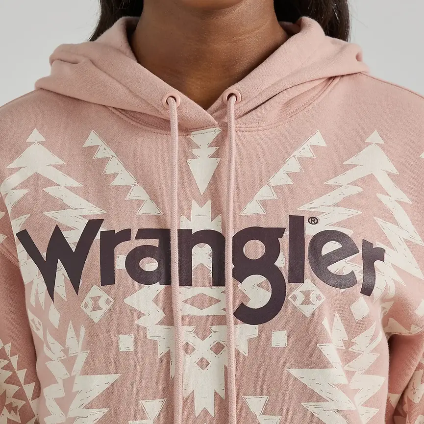 Southwest Kabel Hoodie in Pink Geo